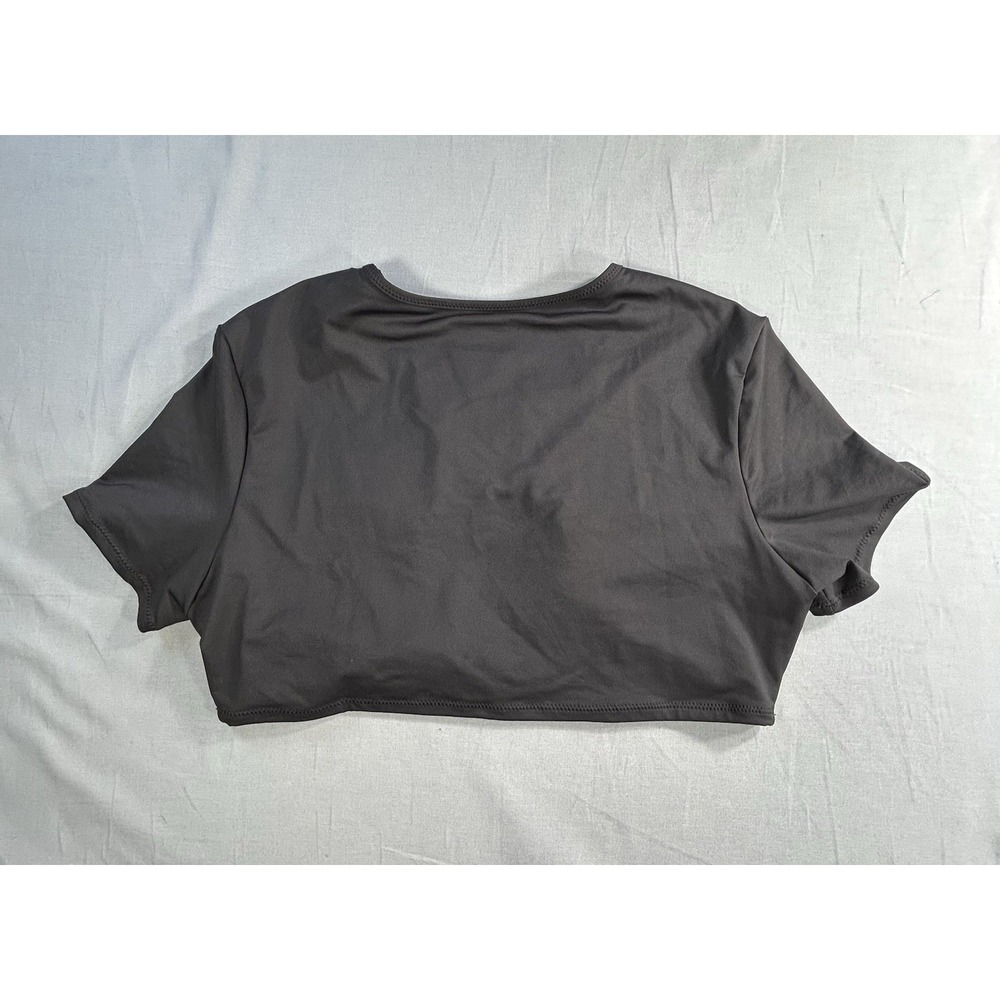 Skims Recycled Swim Ruched Shirt‎ Women's Large NEW - Picture 9 of 10
